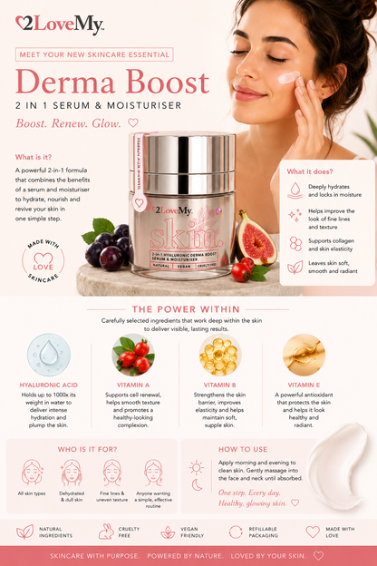 Hyaluronic Derma Boost 2 in 1 Serum & Moisturiser