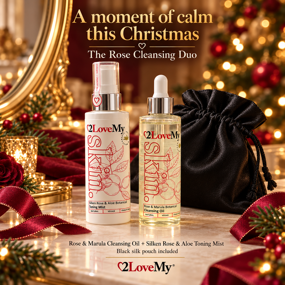 Aloe, Marula and Rose Cleansing Duo