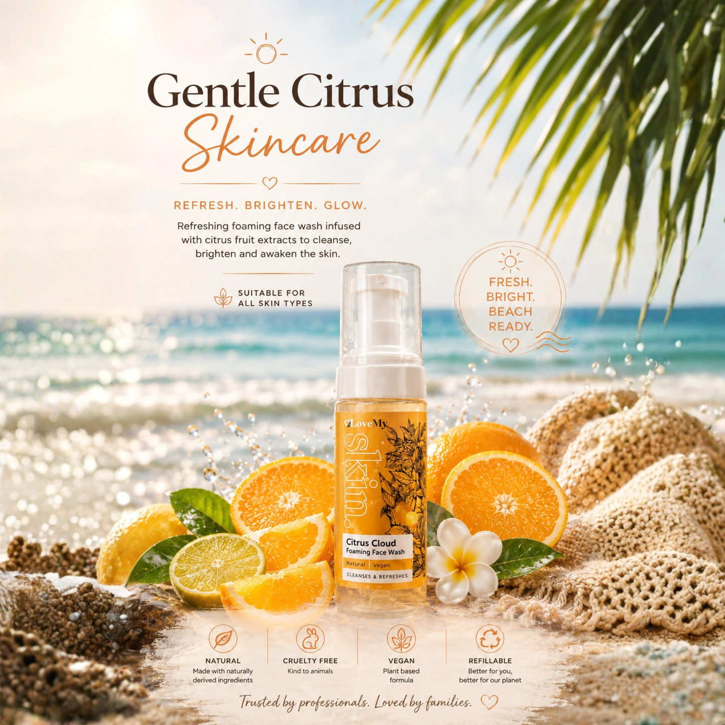 Citrus Cloud Foaming Face Wash