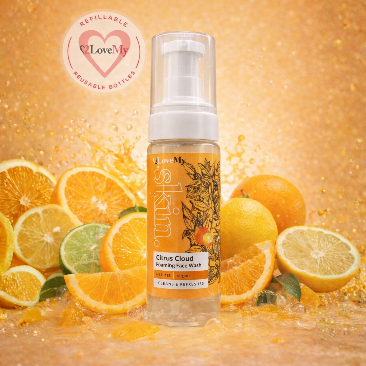 Citrus Cloud Foaming Face Wash