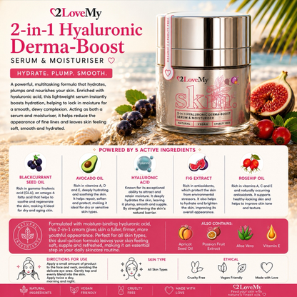 Hyaluronic Derma Boost 2 in 1 Serum & Moisturiser