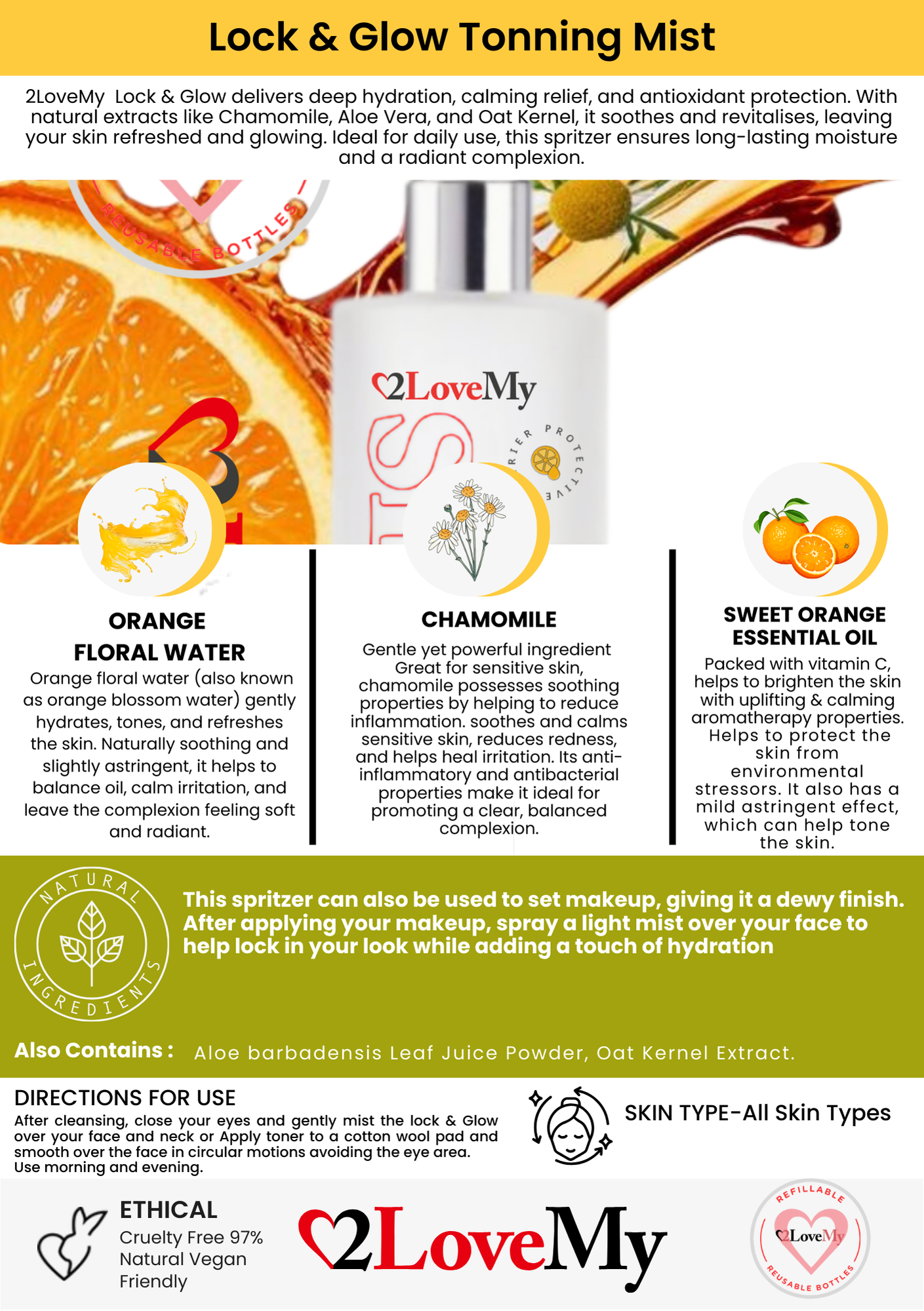 Lock & Glow 2 in 1 Radiance Revive & Setting Mist