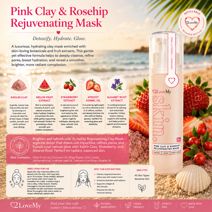 Pink Clay & Rosehip Rejuvenating Mask